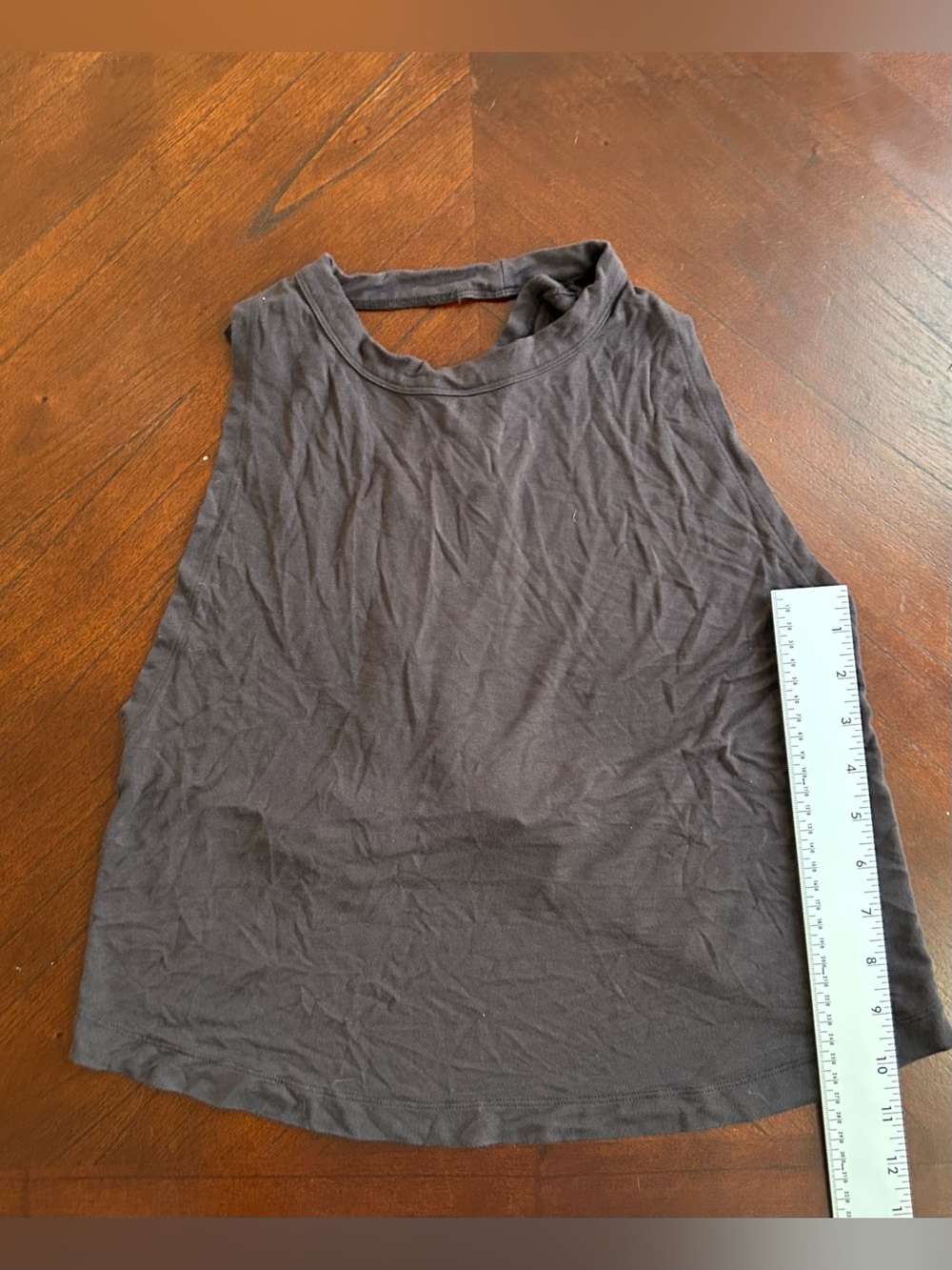 Niyama Sol brown Crisscross Back Crop Tank size S - Picture 3 of 7